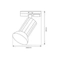 Miniatyrbillede 6 af 7: Tulip Track Hvid 1xGU10 armatur