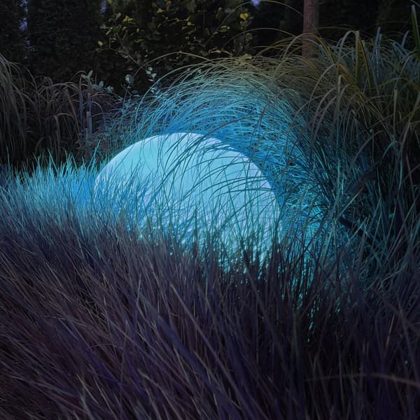 Garden Ball Globo Fi600 + RGB-polttimo A60 10W + kaukosäädin