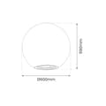 Pikkukuva 7 / 8: Garden Ball Globo Fi600 + RGB-polttimo A60 10W + kaukosäädin