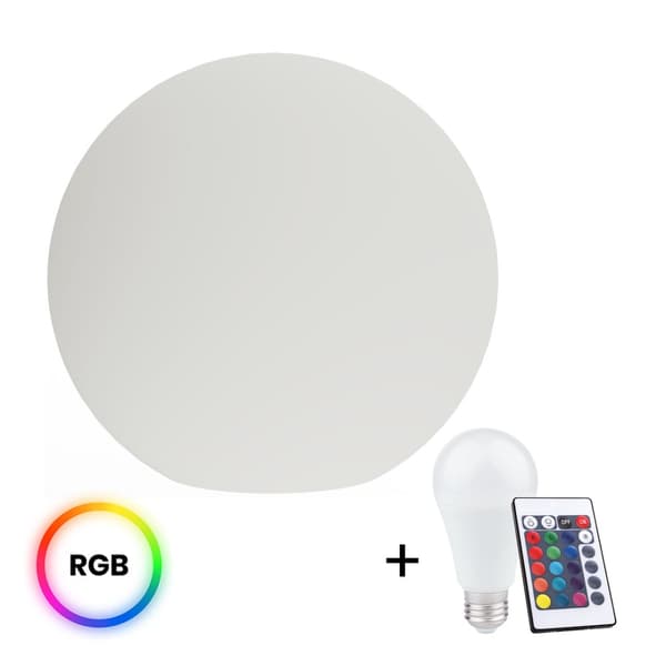 Garden Ball Globo Fi600 + RGB-polttimo A60 10W + kaukosäädin