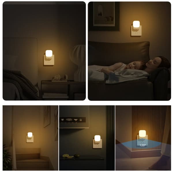 Pati 2700K + PIR Plug-in Lampa