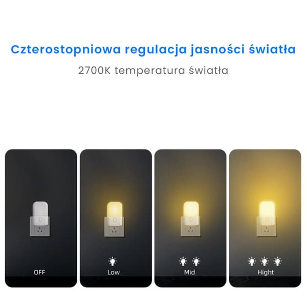 Kama 2700K plug-in lampa