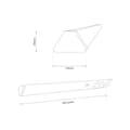 Miniatyrbillede 7 af 8: Dobbelt underskabslampe 18W 4000K USB-A/C + 230V stikkontakter