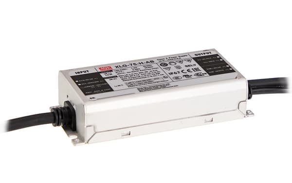 MEAN WELL Hakkurivirtalähde; LED; 60W; 12V; 5A; 100-305 VAC; 142-431 VDC; IP67