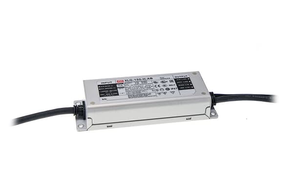 MEAN WELL Skiftende strømforsyning; LED; 150W; 12V; 12,5A; 100-305VAC; 142-431VDC; IP67