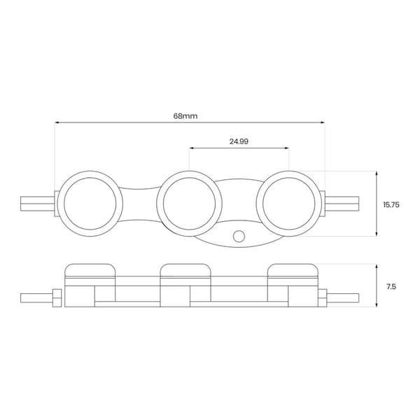 EKO-SSPRO3 LED-MODUULI 6500K 0,72W 120S50