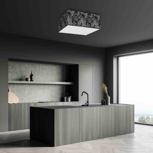 Loftslampe SATINO SILVER 3xE27 50cm