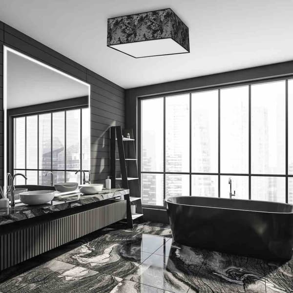 Loftslampe SATINO SILVER 3xE27 50cm