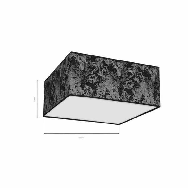 Loftslampe SATINO SILVER 3xE27 50cm