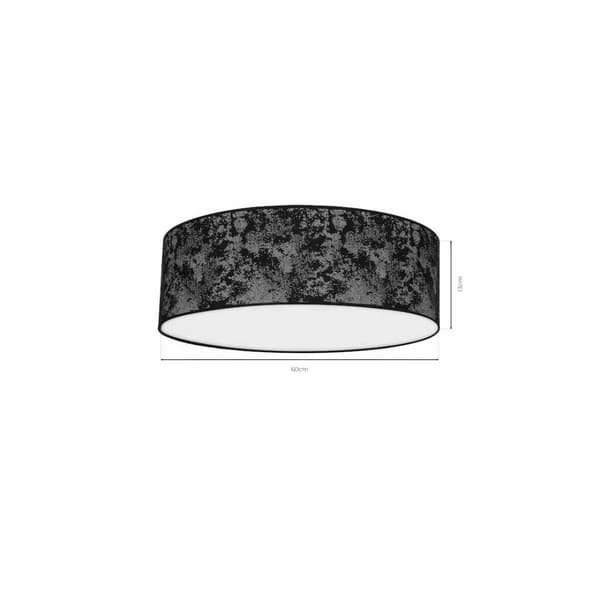 Loftslampe SATINO SØLV 3xE27 Ø60cm