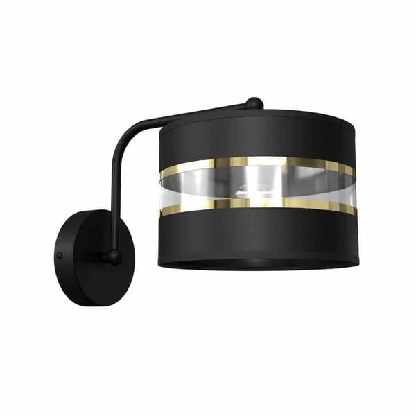 Vägglampa ULTIMO BLACK 1xE27
