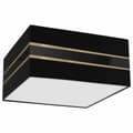 Miniatyrbild 2 av 8: Taklampa Square ULTIMO BLACK 2xE27