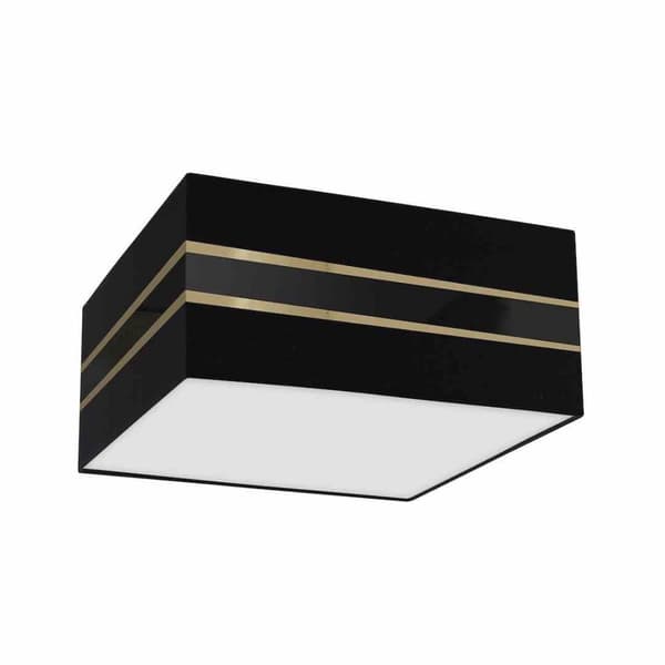 Taklampa Square ULTIMO BLACK 2xE27