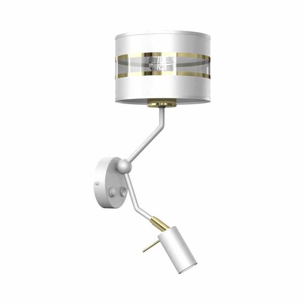 Vägglampa ULTIMO WHITE 1xE27 1x mini GU10