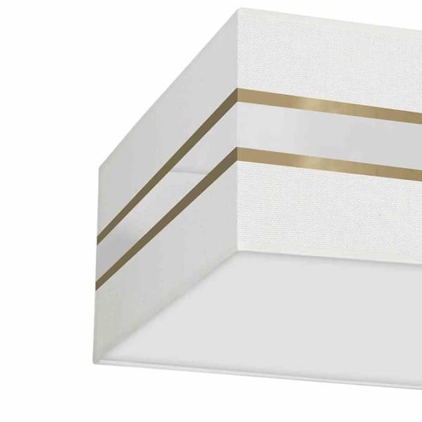 Loftslampe Firkantet ULTIMO WHITE 3xE27