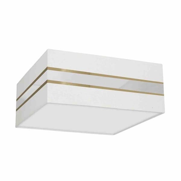 Loftslampe Firkantet ULTIMO WHITE 3xE27