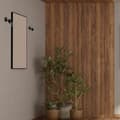 Miniatyrbild 5 av 8: DANTE SVART/SILVER 1x mini GU10 vägglampa