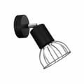 Miniatyrbild 1 av 8: DANTE SVART/SILVER 1x mini GU10 vägglampa