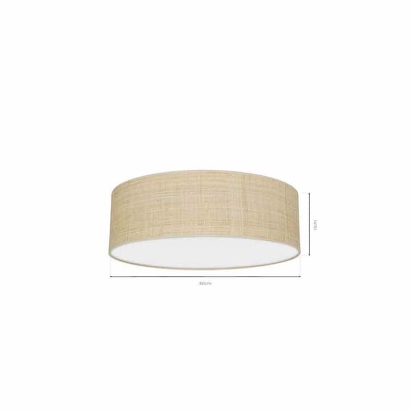 MARSHALL WHITE / RATTAN taklampa 3xE27