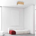 Miniatyrbillede 3 af 8: CORK Loftslampe Hvid/Cork 2xE27