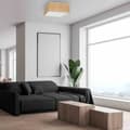 Miniatyrbillede 4 af 8: CORK Loftslampe Hvid/Cork 2xE27