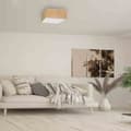 Miniatyrbillede 5 af 8: CORK Loftslampe Hvid/Cork 2xE27
