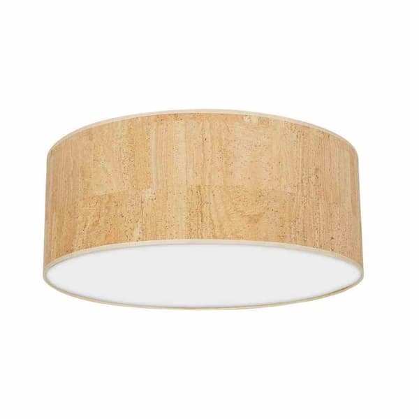 CORK Loftlampe Hvid/Cork 3xE27 Ø50cm