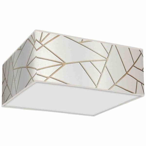 ZIGGY WHITE Hvid/Guld loftslampe 3xE27