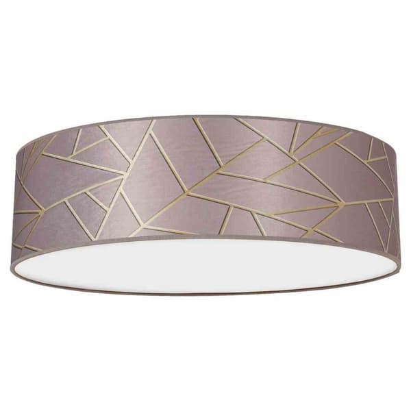 Loftslampe ZIGGY PINK Guld/Pink 3xE27 Ø50cm