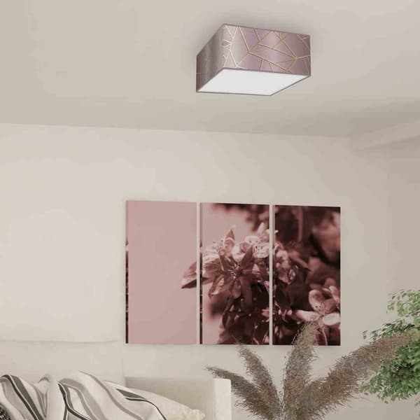 Loftslampe ZIGGY PINK Guld/Pink 2xE27
