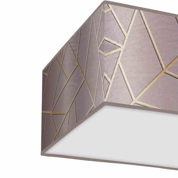 Loftslampe ZIGGY PINK Guld/Pink 2xE27