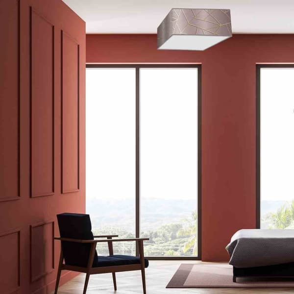 Loftslampe ZIGGY PINK Guld/Pink 3xE27