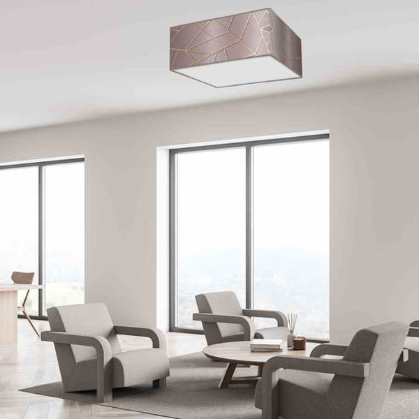 Loftslampe ZIGGY PINK Guld/Pink 3xE27