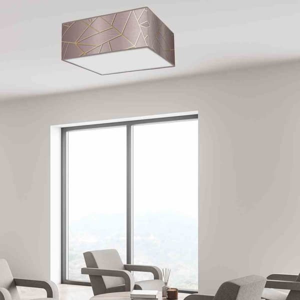 Loftslampe ZIGGY PINK Guld/Pink 3xE27