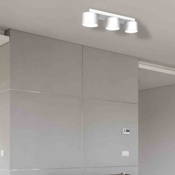 DIXIE Hvid loftslampe 3xGX53