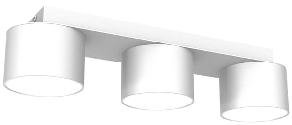 DIXIE Hvid loftslampe 3xGX53
