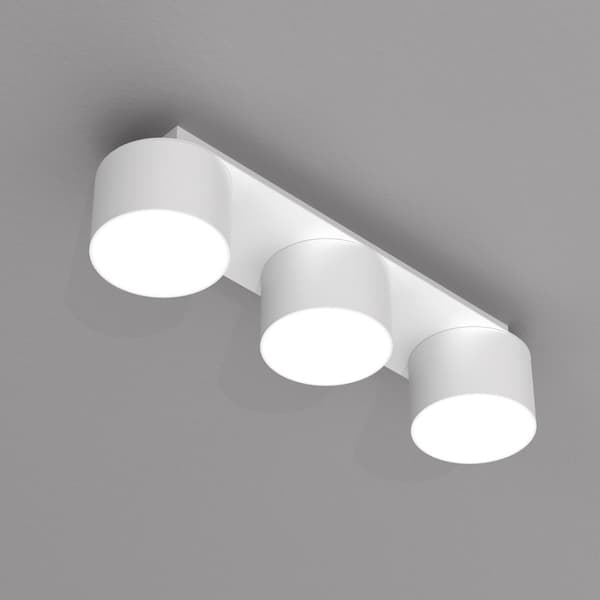 DIXIE Hvid loftslampe 3xGX53