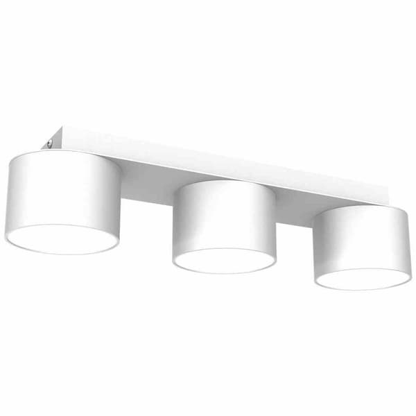 DIXIE Hvid loftslampe 3xGX53