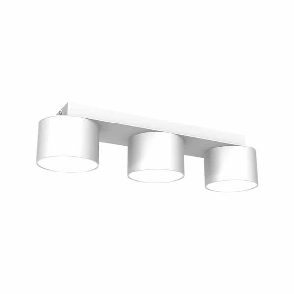 DIXIE Hvid loftslampe 3xGX53