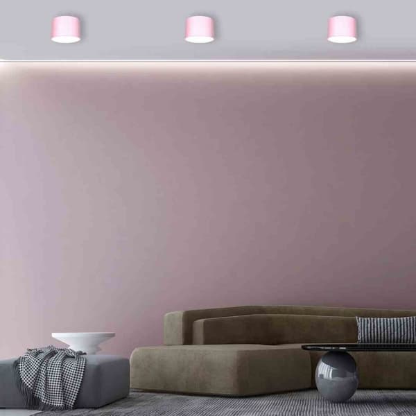 DIXIE Pink loftslampe 1xGX53