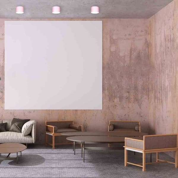 DIXIE Pink loftslampe 1xGX53