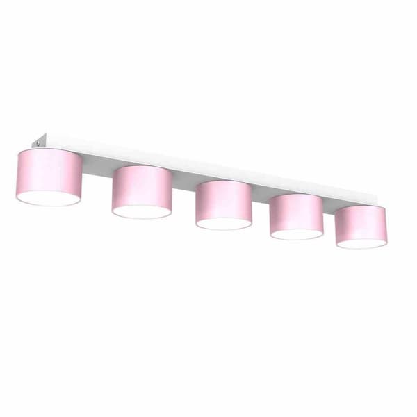 DIXIE Loftslampe Pink/Hvid 5xGX53