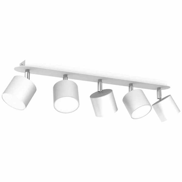 DIXIE WHITE 5xGX53 loftslampe