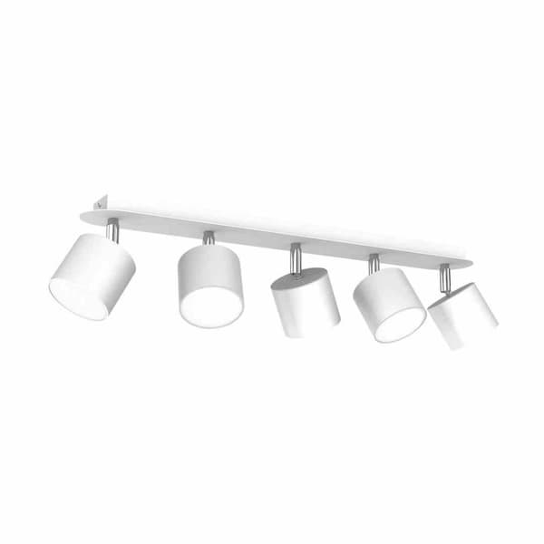 DIXIE WHITE 5xGX53 loftslampe
