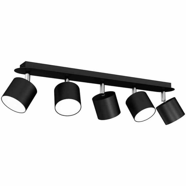 DIXIE BLACK 5xGX53 loftslampe