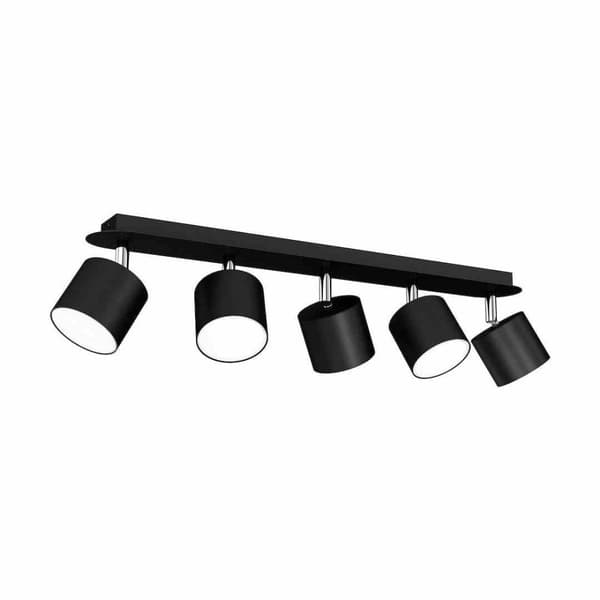 DIXIE BLACK 5xGX53 loftslampe