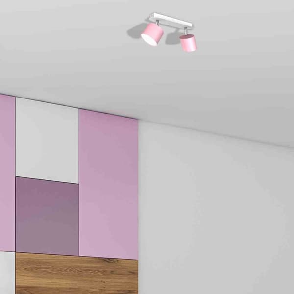 DIXIE PINK kattovalaisin 2xGX53