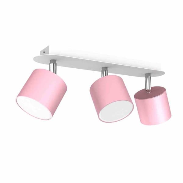 Loftslampe DIXIE PINK 3xGX53
