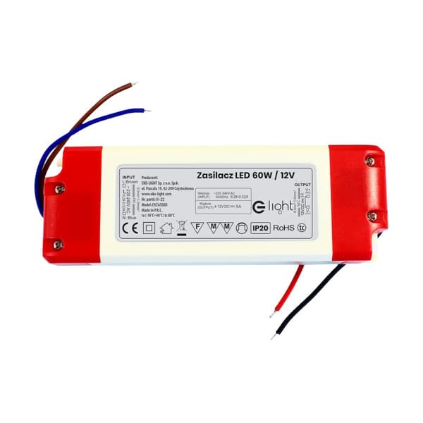 LED STRØMFORSYNING 60W IP20
