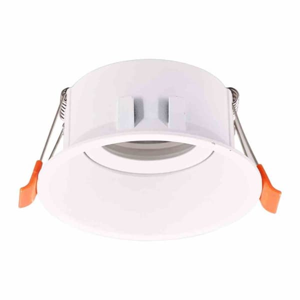 Loftspotlight Flush Mount Rund Bevægelig 1xGU10 IP20 Hvid